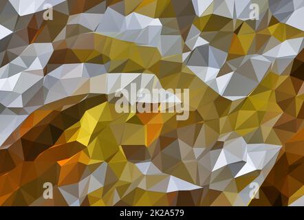 Colorful polygonal mosaic background out of triangles for creative design work Stock Photo
