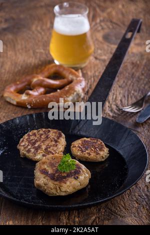 austrian cheese dumplings Stock Photo