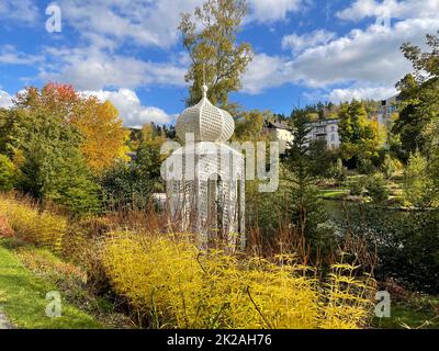 Kurpark,Bad Schwalbach Stock Photo