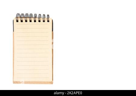 a blank notepad Stock Photo