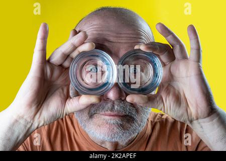 looking through Stock Photo