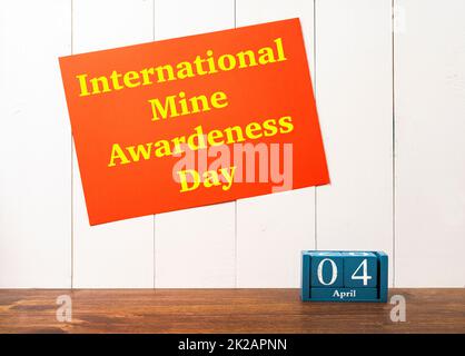 International Mine Awareness day Stock Photo