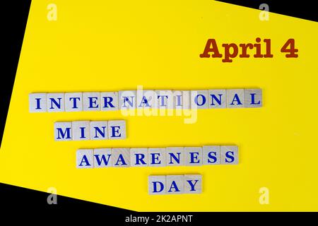 International Mine Awareness day Stock Photo