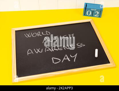 World Autism Awareness Day Stock Photo