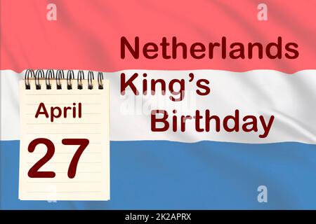 Netherlands King's Birthday Stock Photo