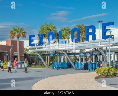 Kennedy Space Center Visitor Complex in Florida. Stock Photo