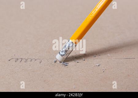 Mistake and Unsuccessful concept Stock Photo