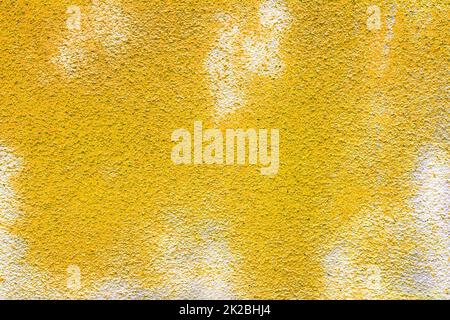 Yellow concrete wall texture Stock Photo