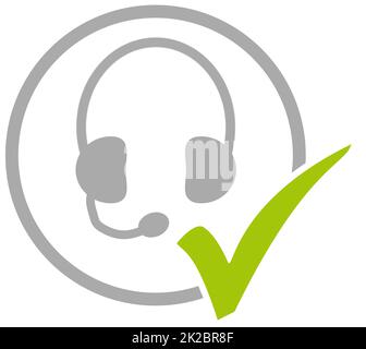 Circle with grey color and tick icon: Two children Stock Photo - Alamy
