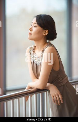 Perfect elegance. Shot of an elegantly dressed young woman. Stock Photo