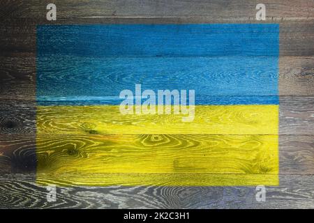 Flag of Ukraine background illustration large file Stock Photo