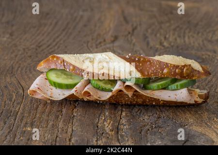 bavarian pretzel stick Stock Photo
