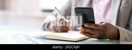 Writing Agenda Week Plan List Stock Photo