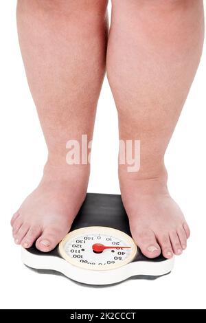 Severely Overweight Person Weighing Herself Himself Stock Footage Video  (100% Royalty-free) 1016930296