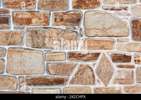 Old stone wall texture or background Stock Photo