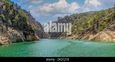 Green Canyon in Manavgat, Turkey Stock Photo