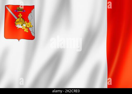 Vologda state - Oblast -  flag, Russia Stock Photo