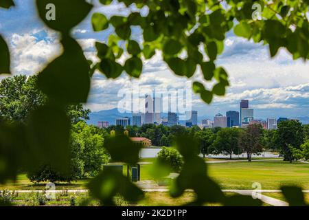 Denver, Colorado Skyline Stock Photo