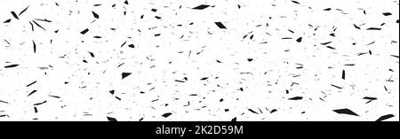 Grunge black lines and dots on a white background - Vector Stock Photo