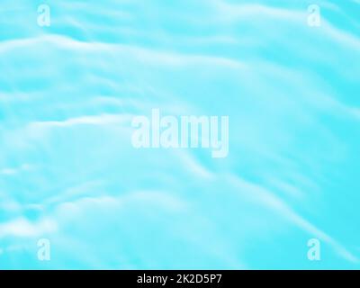 Ripple water texture with shadows on blue Stock Photo
