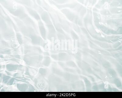 Ripple water texture with shadows on white Stock Photo