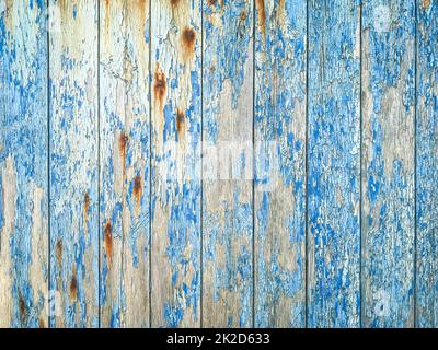 Old blue wood texture background Stock Photo
