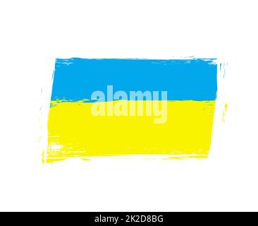 Ukraine grunge flag Stock Photo - Alamy