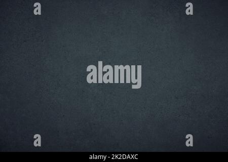 Dark gloomy blue and black slate background or texture with vignette Stock Photo