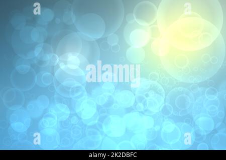 Light Blue Abstract Background Yellow Ray Space