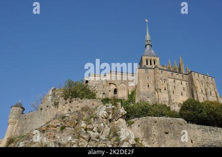 Mont Saint michel architectural detail Stock Photo