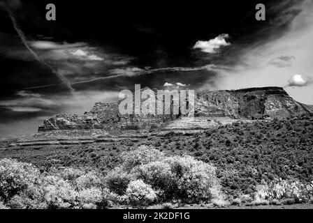 Infrared Sedona Arizona Stock Photo