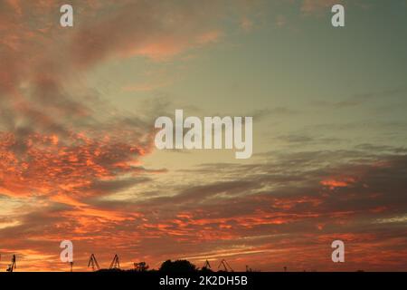 Afterglow Stock Photo