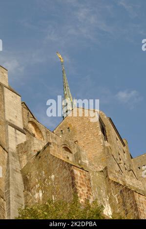 Mont Saint michel architectural detail Stock Photo