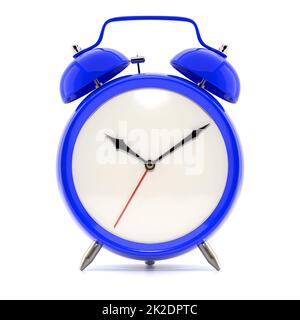 Alarm clock on white background Stock Photo
