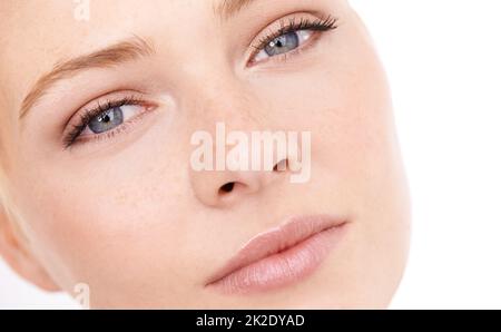 Flawless complexion. Cropped shot of a beautiful young womans face. Stock Photo