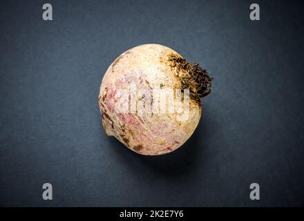 Beetroot on a black table background Stock Photo