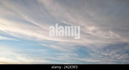 Dramatic evening sky, just after sunset. Stock Photo