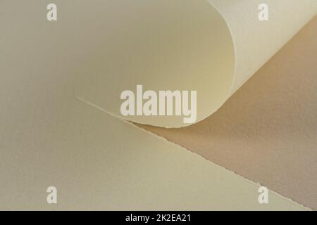 a torn sheet of paper Stock Photo