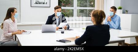 Job Interview Business Meeting Stock Photo