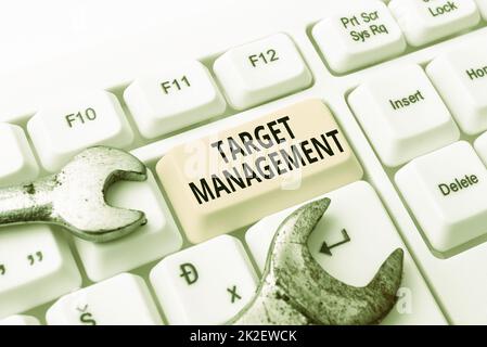 Inspiration showing sign Target Management. Business concept nurturing the engagement of customers in the business Formatting And Compiling Online Datas, Abstract Editing Spreadsheet Stock Photo