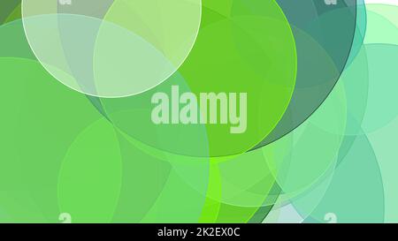 Abstract green circles overlay with white background Stock Photo - Alamy