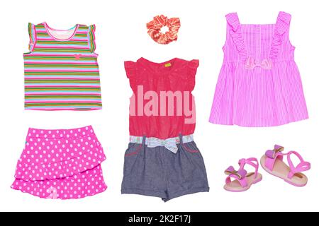 Collage of modern clothes Stock Photo - Alamy