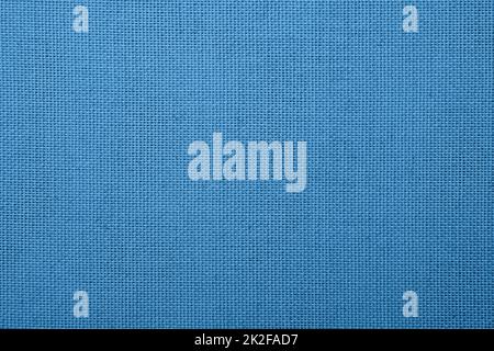 Blue cotton canvas background texture Stock Photo