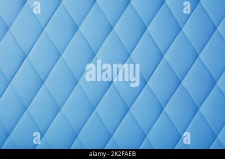 Blue leather upholstery background texture Stock Photo
