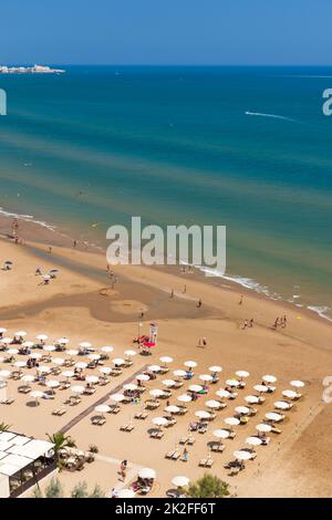 Beach near Vieste, National park Gargano, Apulia, Italy Stock Photo