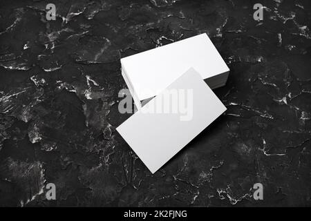 Photo of business cards Stock Photo