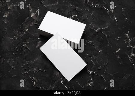 Blank business cards Stock Photo