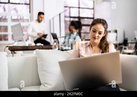 Young Diverse People Working Stock Photo
