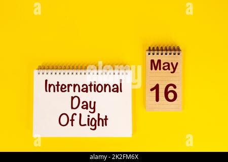 International Day of Light Stock Photo