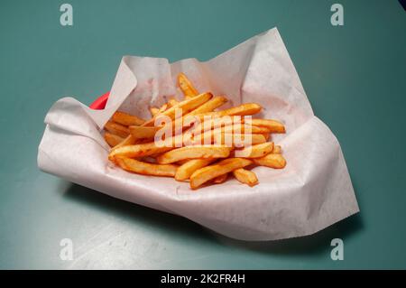 American French Fries Stock Photo